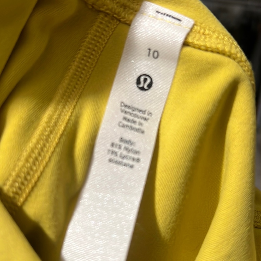 Lululemon Align High-Rise Pant 28" Yellow Serpentine - Picture 2 of 6